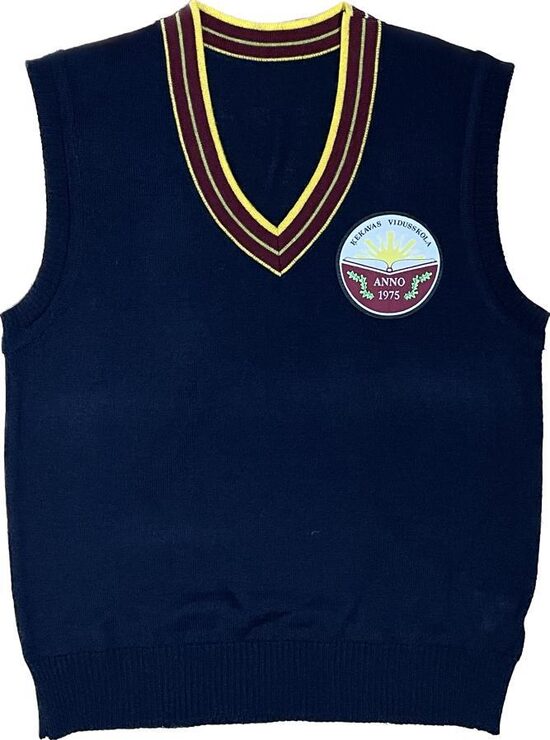 Ķekavas vidusskolas skolas veste /trikotāžas/