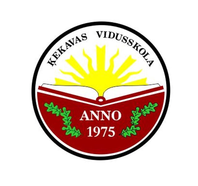 Ķekavas vidusskolas Logo emblēma